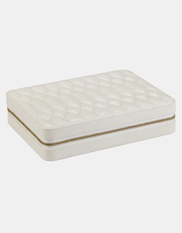 Wolf - WOLF Lauren Large Zip Case Ivory