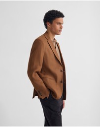 Oxford - 3 Button Linen Milton Blazer