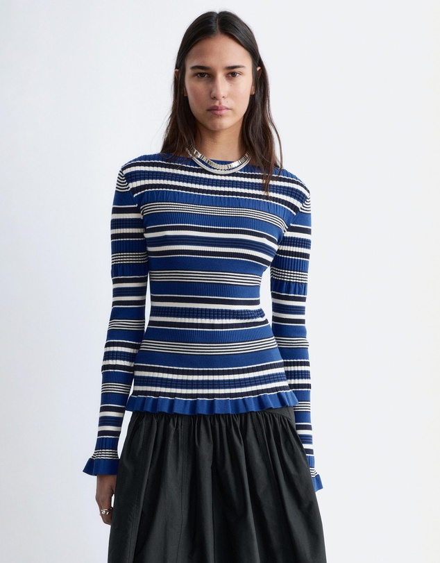 & Other Stories - Long-Sleeve Ribbed Top