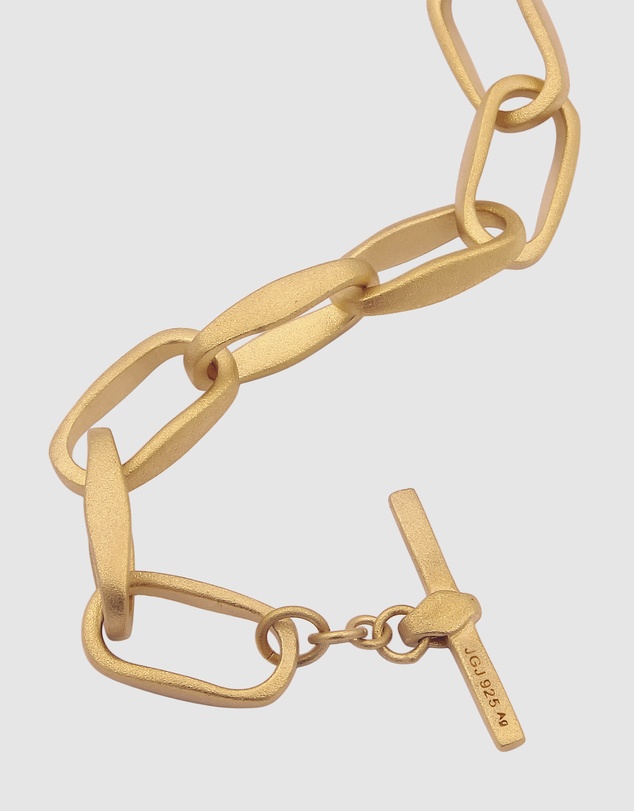 Elli Jewelry - Bracelet Chunky Chain 925 Sterling Silver Gold-Plated