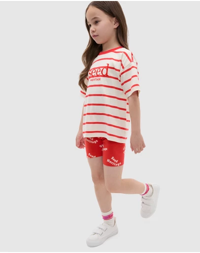Seed Heritage - Core Stripe Logo Tee