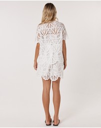 Fate + Becker - Elara Broderie Blouse