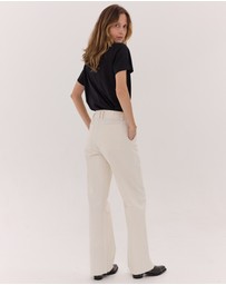 Cloth & Co. - The Wide Leg Denim Jeans