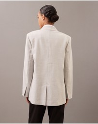 Calvin Klein - Melange Flannel Blazer