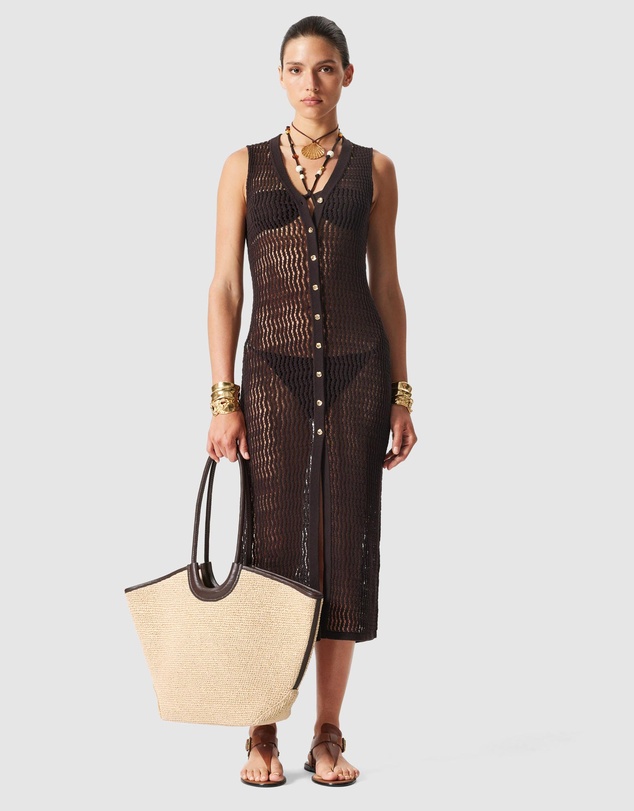 & Other Stories - Open-Knit Maxi Dress