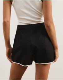 Atmos&Here - Annie Linen Blend Wrap Skort