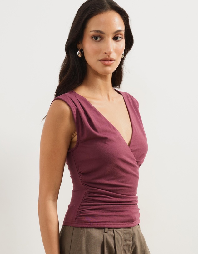 Atmos&Here - Luna Cross Over Off Shoulder Top