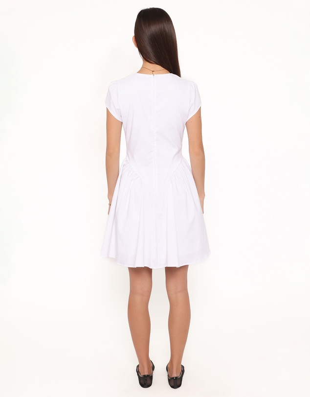 Petal & Pup - Lyssa Bow Front Mini Dress - White
