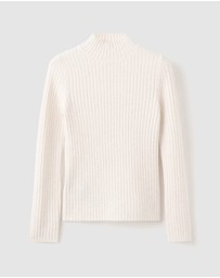 M.N.G - Knitted Sweater With Perkins Neck