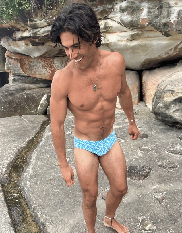 Salty Johnson - Coral Blue Brief