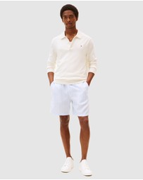 Tommy Hilfiger - Mercer 7 Inch Linen Stripe Shorts