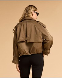 MVN - Cropped Trench Coat