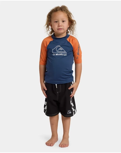 Quiksilver - Boys 2 to 7 On Tour Short Sleeve Rashguard