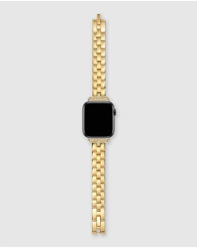 Ted Baker - Ted Baker Apple Strap - Crystal T Gold Bracelet