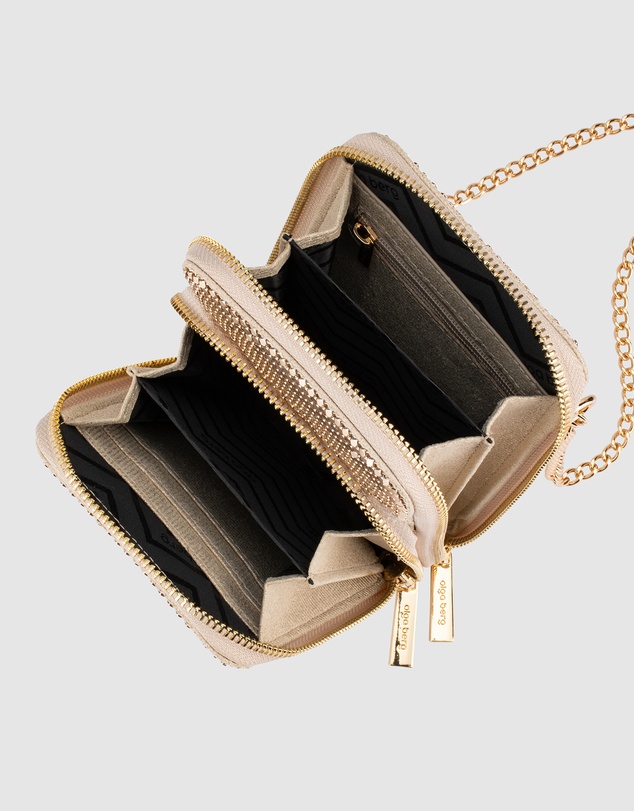 Olga Berg - Elton Mesh Cross Body Bag