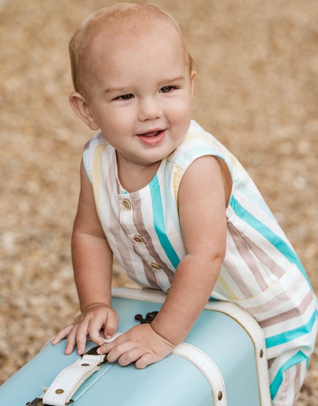 Bebe by Minihaha - Alexi Stripe Romper - Babies