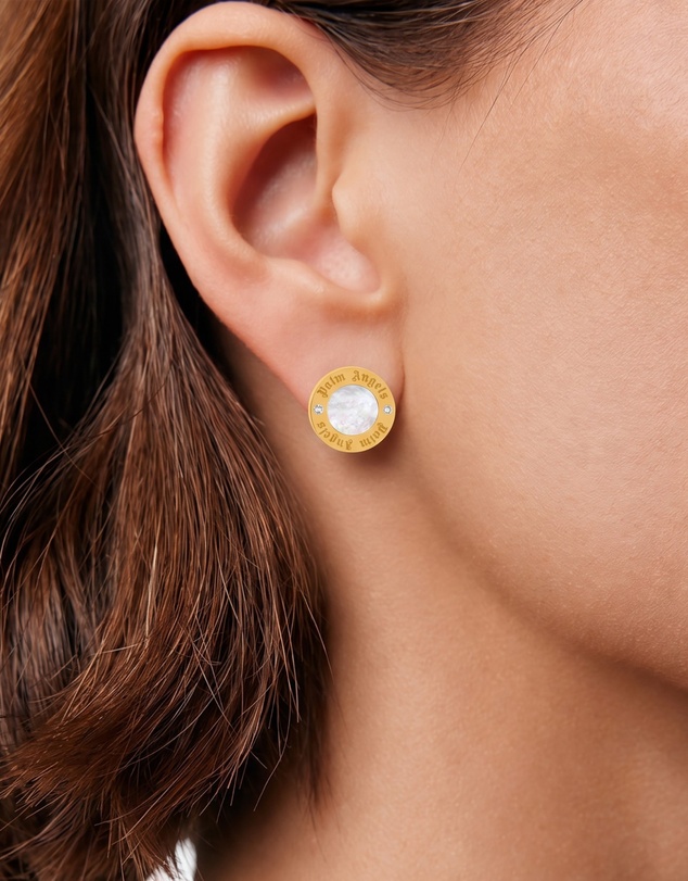 Palm Angels - Impronta GP MOP&Studs Earrings