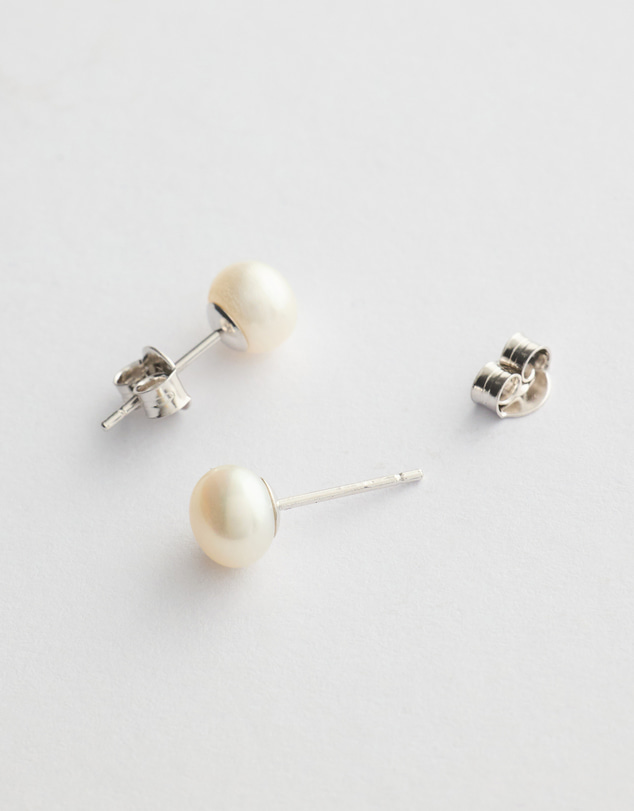Moira Hughes - The White Label - Freshwater Pearl Studs