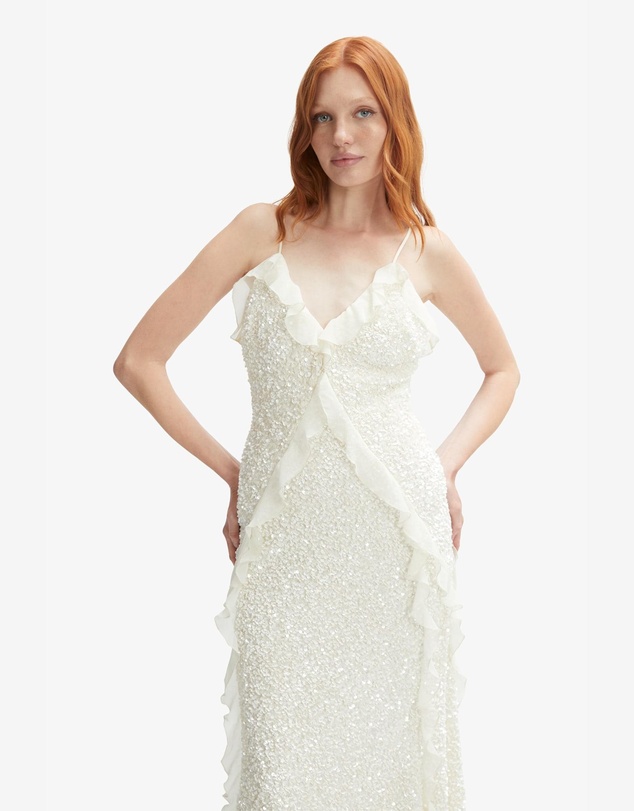 Bardot - Marsella Ruffle Midi Dress