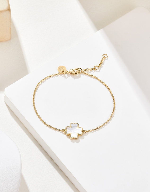 Mestige - Whitehaven Pearl Bracelet - 18K Gold Plated