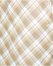 Dazie - Kaia V-Neck Check Mini Dress
