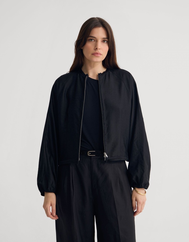 Oxford - Cindy Unlined Bomber Jacket