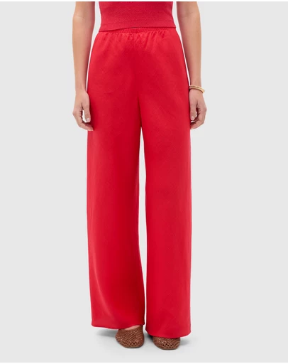 Seed Heritage - Core Linen Easy Wide Leg Pant