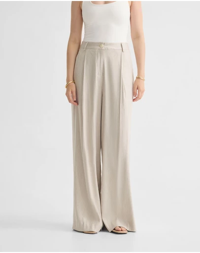 Oxford - Margot Stretch Linen Pant