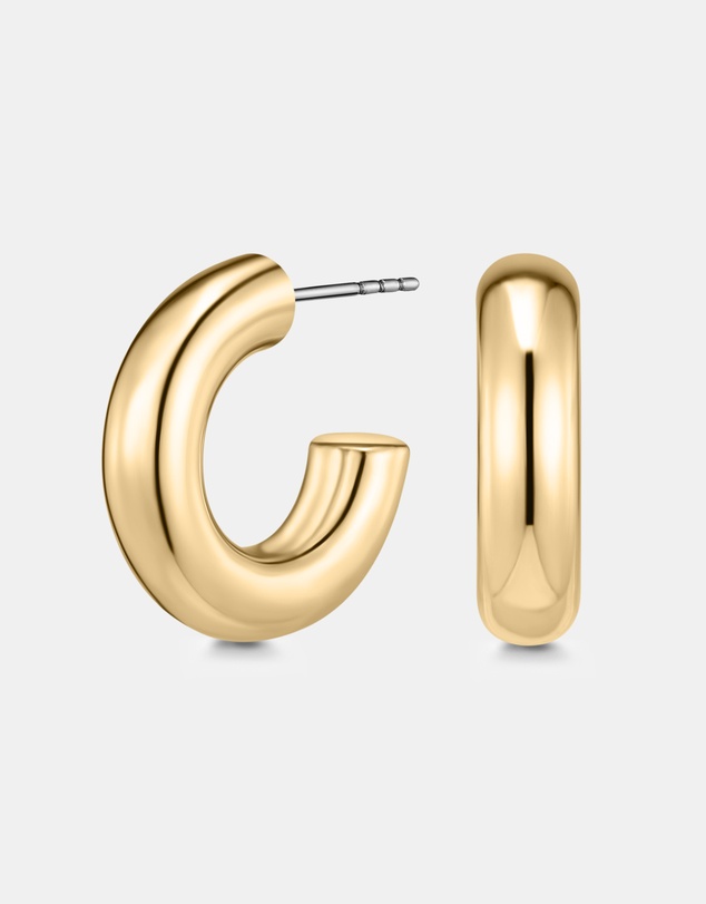 Mestige - De Sol Hoops - 18K Gold Plated