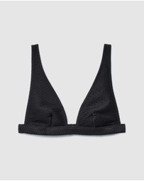 & Other Stories - Textured Triangle Bikini Top