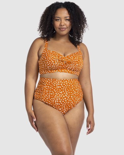 Che'tah Copper Botticelli High Waist Swim Pant
