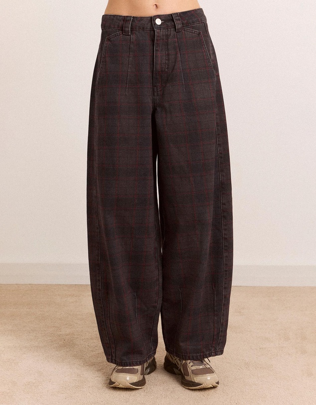 Damson Madder - Erika Check Jeans