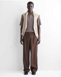COS - Cashmere-Linen Polo Shirt