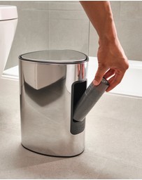Joseph Joseph - EasyStore™ Luxe Stainless Steel 5L Pedal Bin with Liner Storage