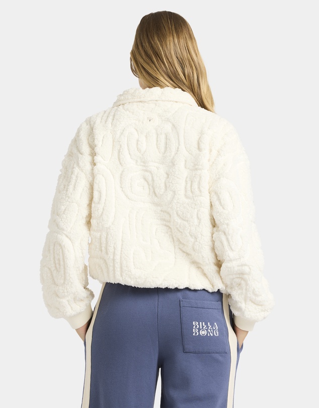Billabong - Womens Le Love Half Zip Fleece Top