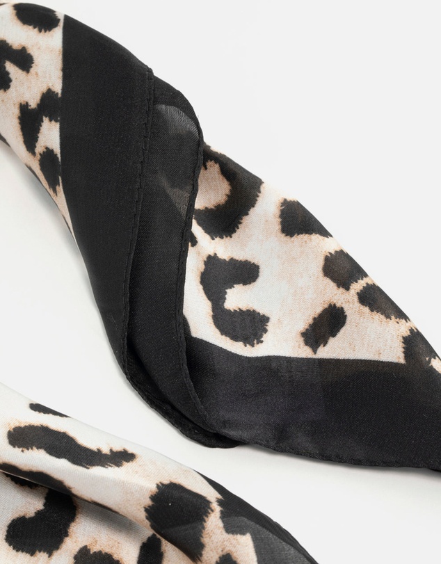 Lovisa - Leopard Fabric Satin Scarf