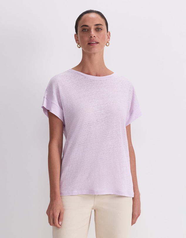 Sportscraft - Tonia Crew Neck Linen Tee