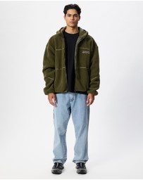 Worship - Line Stepper Hooded Sherpa Jacket