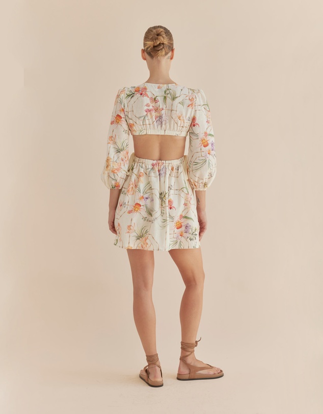 Amelius - Orangerie Long Sleeve Mini Dress