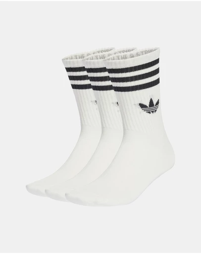 adidas Originals - 3-Pairs 3 Stripes Crew Socks