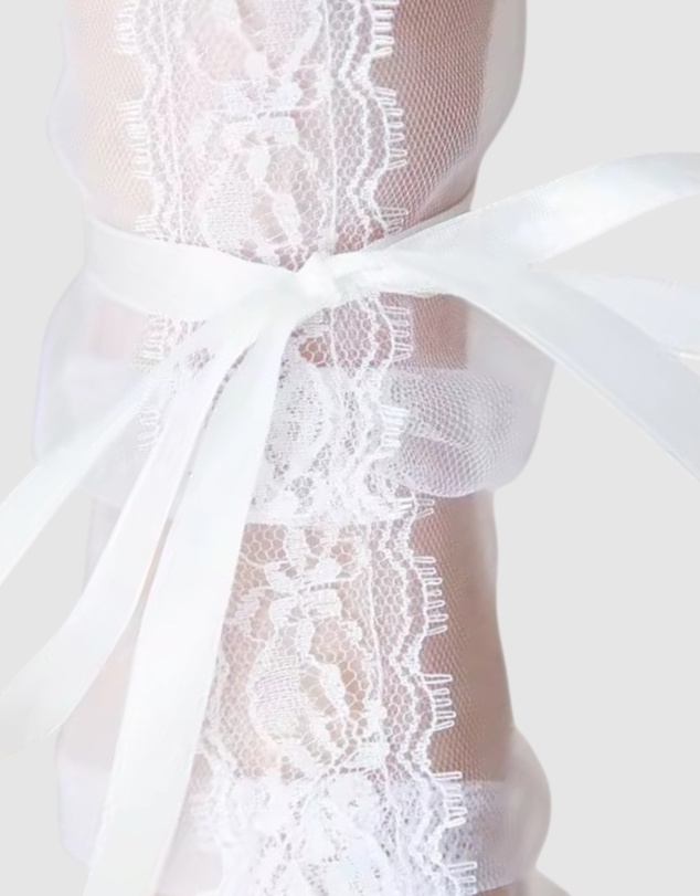 High Heel Jungle - Lace Wrap Tulle Socks