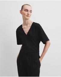 Country Road - V-neck Longline T-shirt