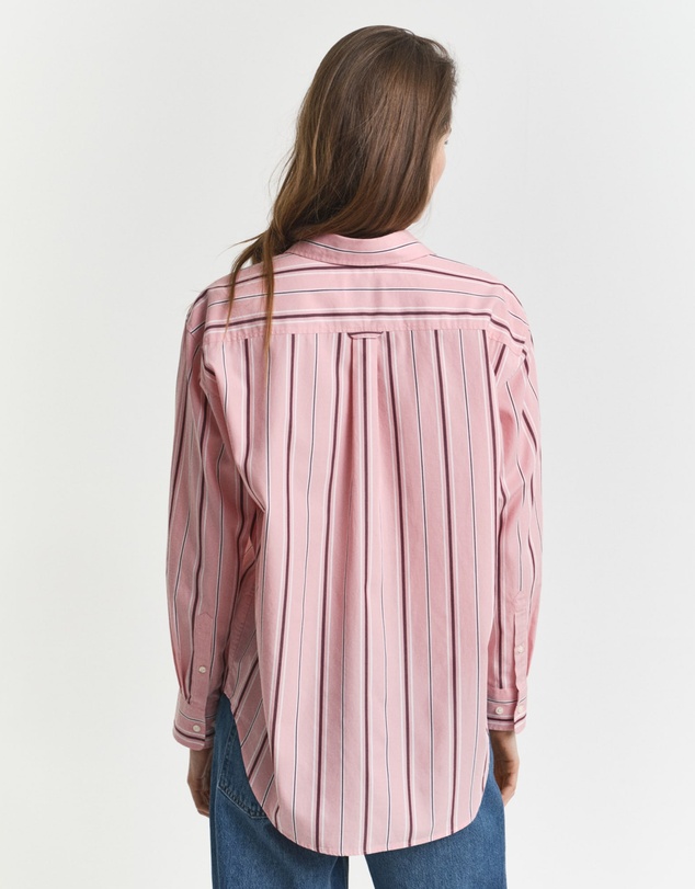 Gant - Relaxed Fit Classic Striped Poplin Shirt
