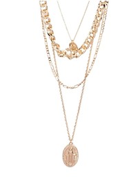 Lovisa - Gold Multi Layered Pendant Necklace