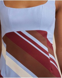 BY JOHNNY. - Sabina Stripe Mini Dress