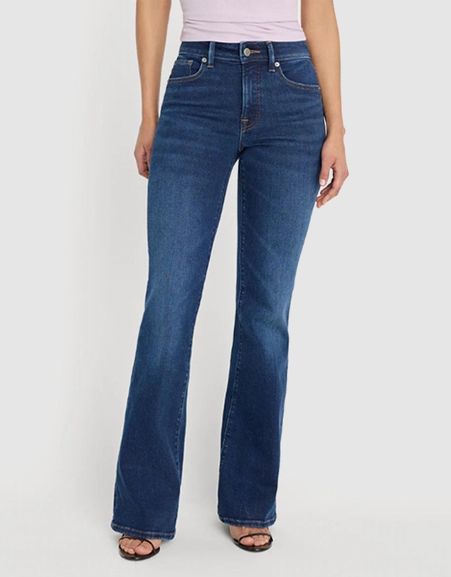 Good American - Compression Good Legs Flare Jeans