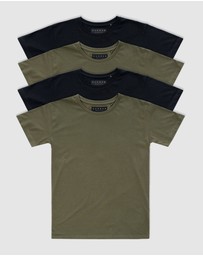 Xander - 4-Pack Blanc Tee
