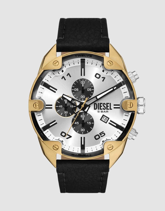 Diesel - Spiked Black Chronograph Watch