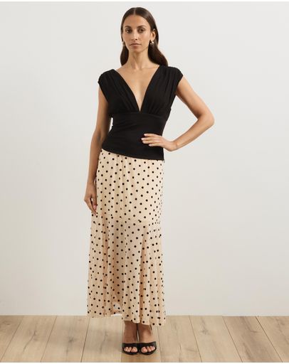 Cream & Black Spot