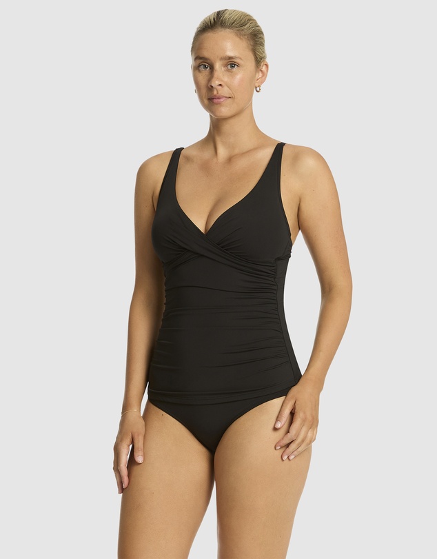 Sea Level Australia - Essentials Cross Front Tankini Top
